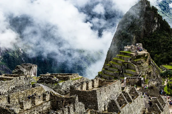 Machu picchu, peru Andes eski İnka şehri — Stok fotoğraf