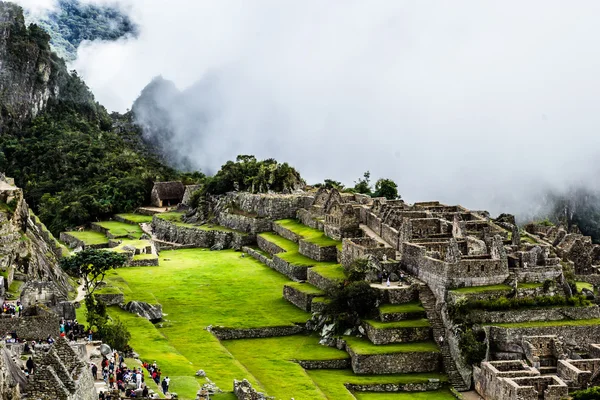 Machu picchu, peru Andes eski İnka şehri — Stok fotoğraf