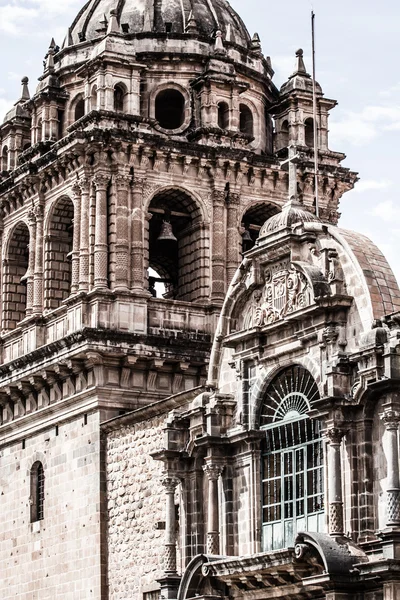 Kathedrale in der stadt cuzco, peru — Stockfoto