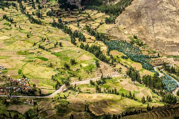 Peru, pisac (pisaq) - Inka-Ruinen im heiligen Tal der peruanischen Anden — Stockfoto