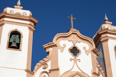 carmo ouro Preto'daki minas gerais Brezilya unesco dünya miras kenti igreja de nossa senhora görünümünü yapmak