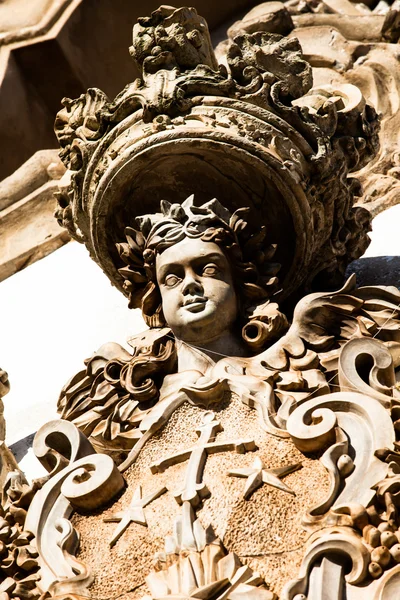 Detalhe da igreja em Ouro Preto . — Fotografia de Stock