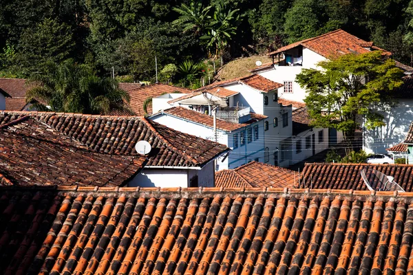 Vista de la ciudad Patrimonio de la Humanidad de Ouro Preto en Minas Gerais Brasil —  Fotos de Stock