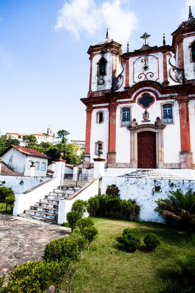 View of the unesco world heritage city of ouro preto in minas gerais brazil — Stock Photo, Image