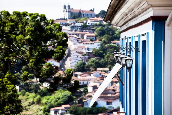 Blick auf die Unesco-Welterbestätte Ouro Preto im brasilianischen Minas Gerais — Stockfoto