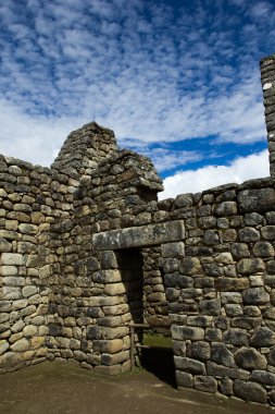 Machu picchu, peru Andes eski İnka şehri