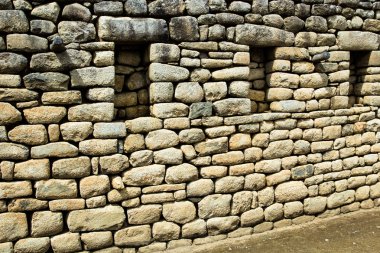 Machu picchu, peru Andes eski İnka şehri