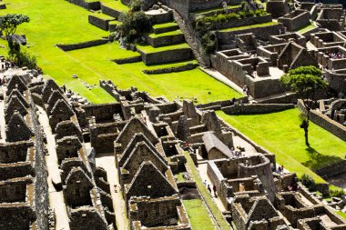 Machu picchu, peru Andes eski İnka şehri