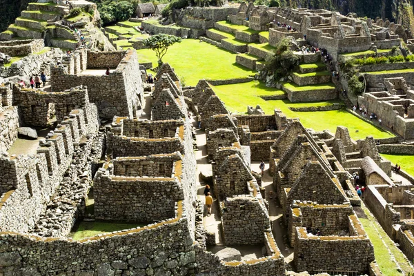 Machu Picchu, a antiga cidade inca nos Andes, Peru — Fotografia de Stock