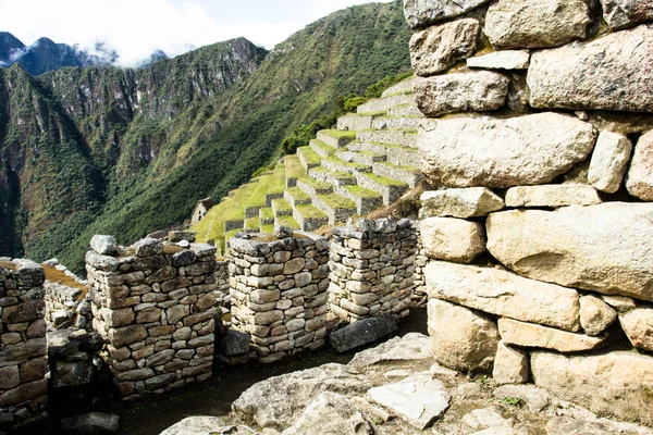 Machu picchu, peru Andes eski İnka şehri — Stok fotoğraf