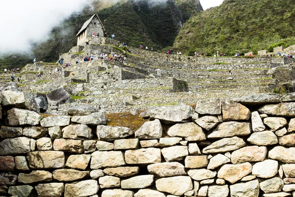Machu picchu, peru Andes eski İnka şehri — Stok fotoğraf
