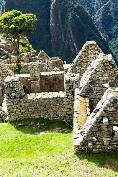 Machu picchu, starobylé město Inků v Andách, peru — Stock fotografie