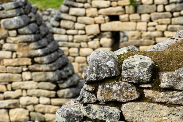 Machu Picchu, muinainen inkojen kaupunki Andeilla, Perussa — kuvapankkivalokuva