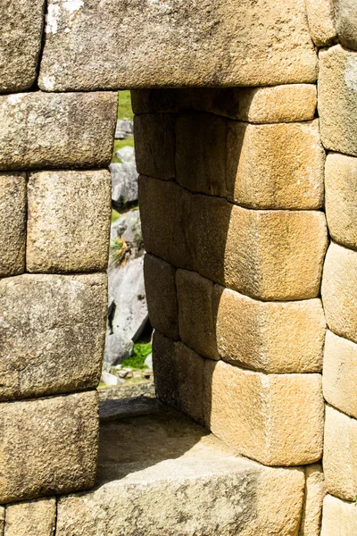 Machu picchu, den gamla Inka staden i Anderna, peru — Stockfoto