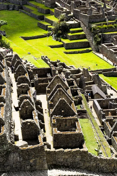 Machu Picchu, a antiga cidade inca nos Andes, Peru — Fotografia de Stock