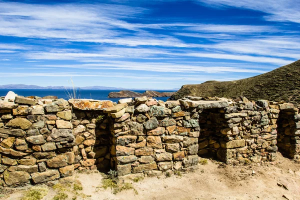 Isla del Sol ved Titicaca søen, Bolivia . - Stock-foto