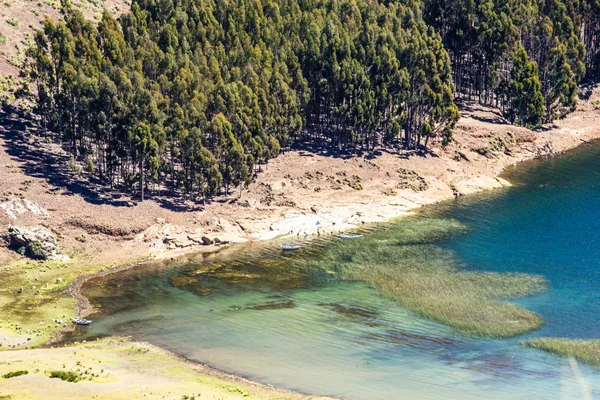 Isla del Sol sul lago Titicaca, Bolivia . — Foto Stock