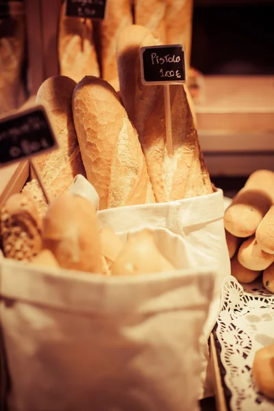 Rynek tradycyjny chleb w Hiszpanii. — Zdjęcie stockowe