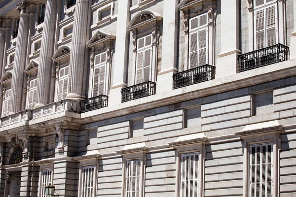 Detalhes do Palácio Real de Madrid — Fotografia de Stock