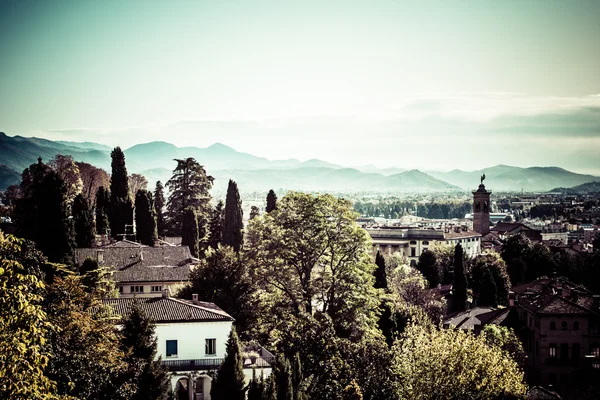 Vista aerea a Bergamo, Lombardia, Italia — Foto Stock