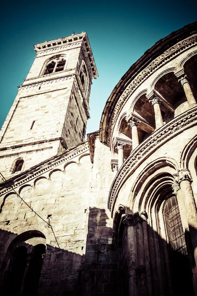 Alte europäische straße, bergamo, italien — Stockfoto