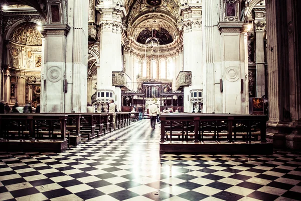 Capella Coleoni, old town Bergamo, Italy — Stock Photo, Image