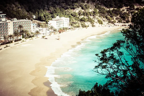 Beautiful small bay in Ibiza Spain — Stock Photo, Image
