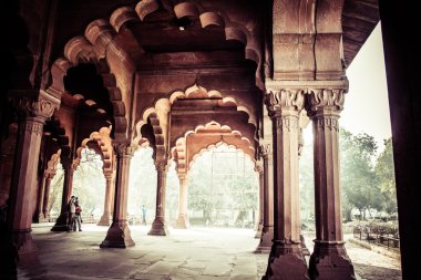 Red Fort (Lal Qila) Delhi - dünya mirası. Delhi, Hindistan