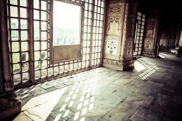 Red Fort (Lal Qila) Delhi - Patrimonio dell'Umanità. Delhi, India — Foto Stock