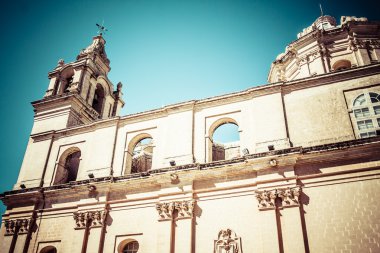 성 라바트 (빅토리아) 요새 (gozo, 몰타 섬에 있는 고 대 계단)
