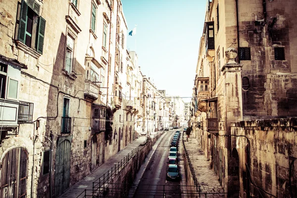 Old Valletta, capital de Malta — Fotografia de Stock