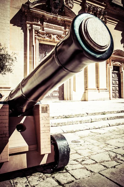 Ancient stairs in the castle Rabat (Victoria) fortress (Gozo, Maltese islands) — Stock Photo, Image