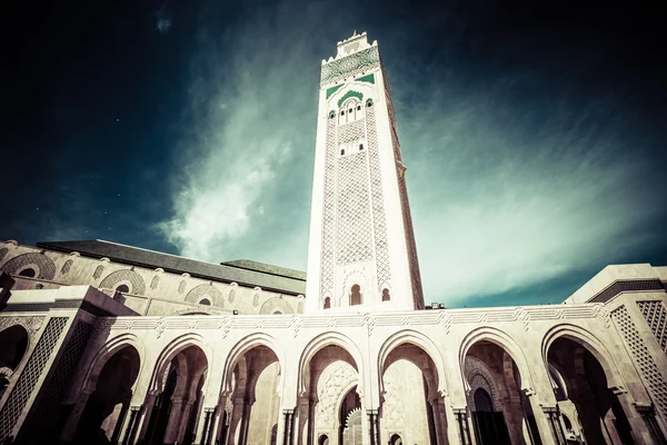 La Mezquita de Hassan II en Casablanca, África — Foto de Stock