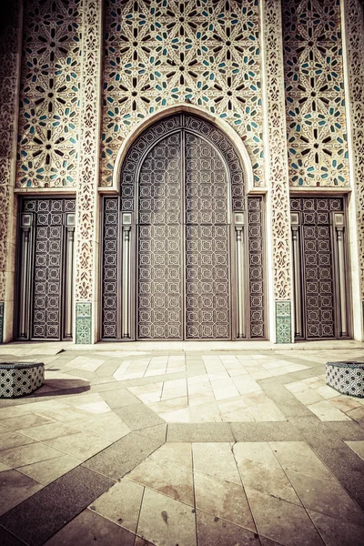 La Moschea di Hassan II a Casablanca, Africa — Foto Stock