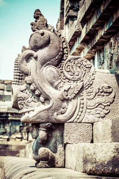 Borobudur tempel nabij Yogyakarta op Java eiland, Indonesië — Stockfoto