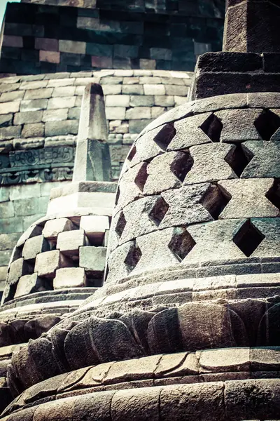 印度尼西亚爪哇岛日惹附近的Borobudur神庙 — 图库照片