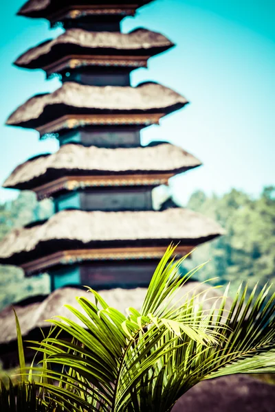 Pura Ulun Danu temple on a lake Beratan. Bali — Stock Photo, Image