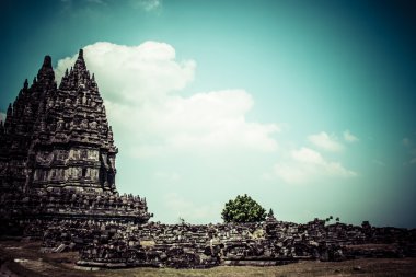 Hindu tapınağı prambanan. Endonezya, java, yogyakarta