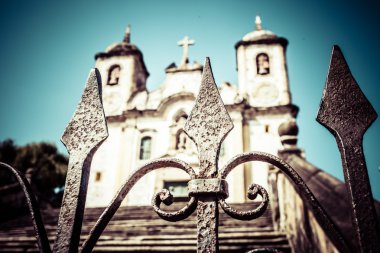 Chico rei kilise ouro Preto'daki - minas gerais - Brezilya