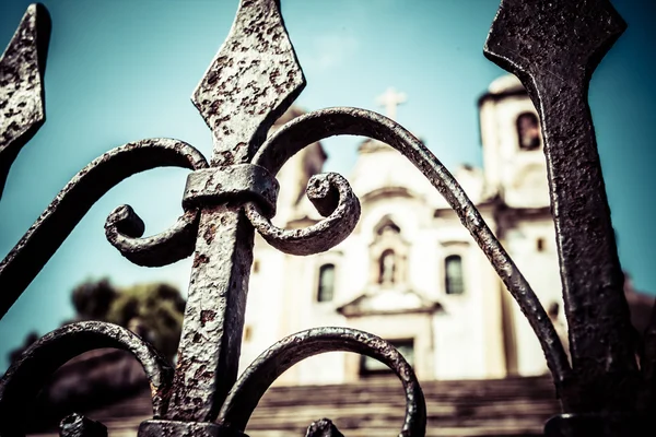 Chico rei kościoła w ouro Prêto – minas gerais - Brazylia — Zdjęcie stockowe