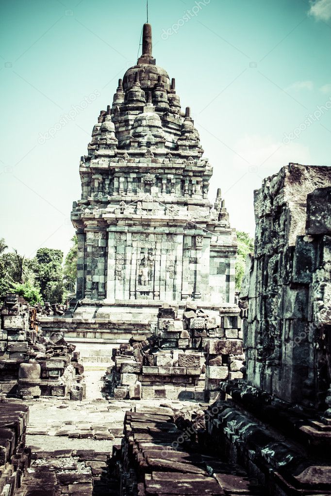 Hindu temple Prambanan. Indonesia, Java, Yogyakarta