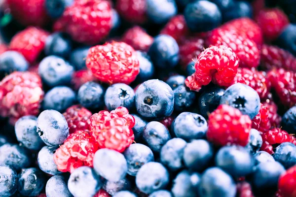 Different fresh berries as background — Stock Photo, Image