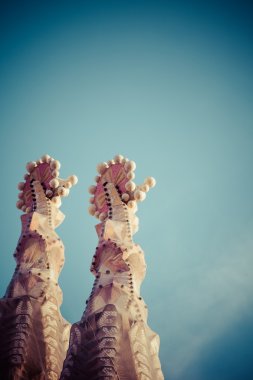 Sagrada familia tarafından antoni gaudi barcelona İspanya