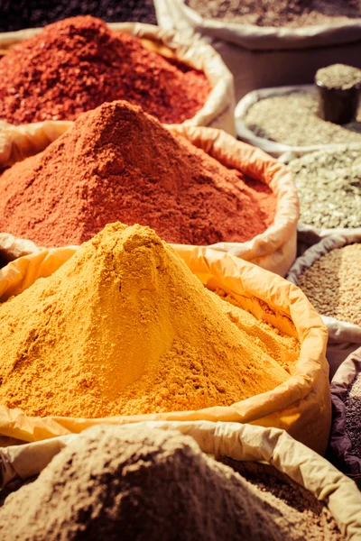 Traditional spices market in India. — Stock Photo, Image