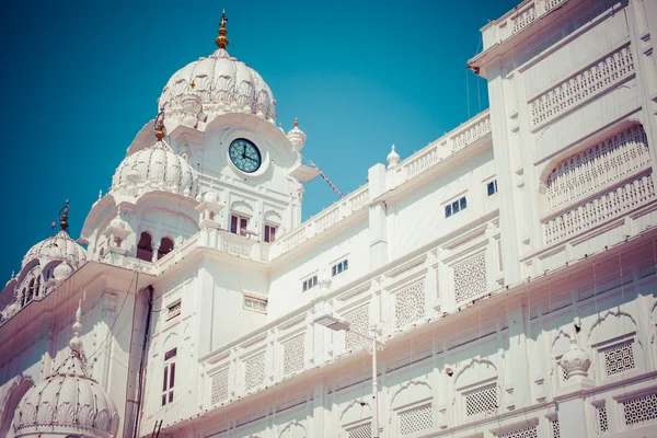 Templo de Ouro Sikh gurdwara (Harmandir Sahib). Amritsar, Punjab, Índia — Fotografia de Stock