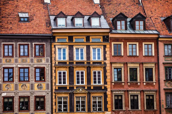 Arquitectura tradicional en Varsovia, Polonia —  Fotos de Stock