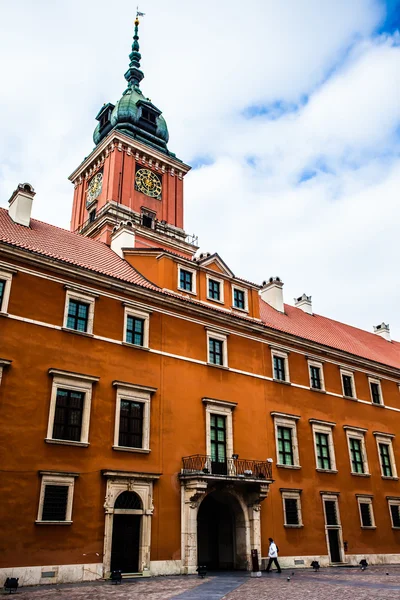 Zamku Królewskiego na starym mieście w Warszawie, Polska — Zdjęcie stockowe