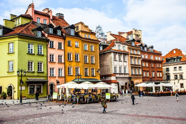 Piazza del Castello a Varsavia, Polonia — Foto Stock