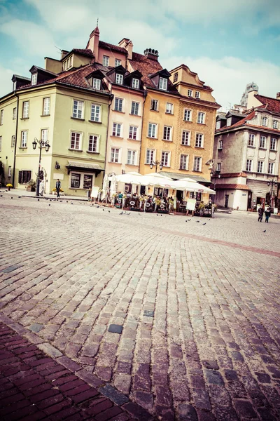 Cidade velha em Varsóvia, Polônia. — Fotografia de Stock