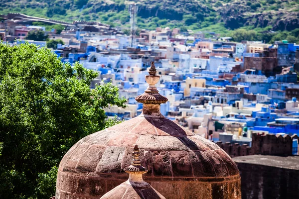View of Jodhpur, the Blue City, from Mehrangarh Fort, Rajasthan, India — Stock Photo, Image